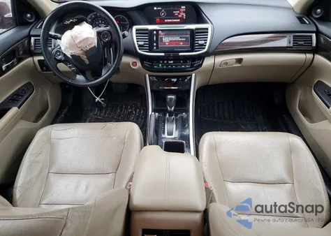 2016 Honda Accord Exl z USA, uszkodzony, nr VIN 1HGCR2F83GA061182